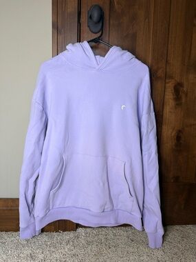 ZYIA Lavender Active Hoodie with Crescent Logo